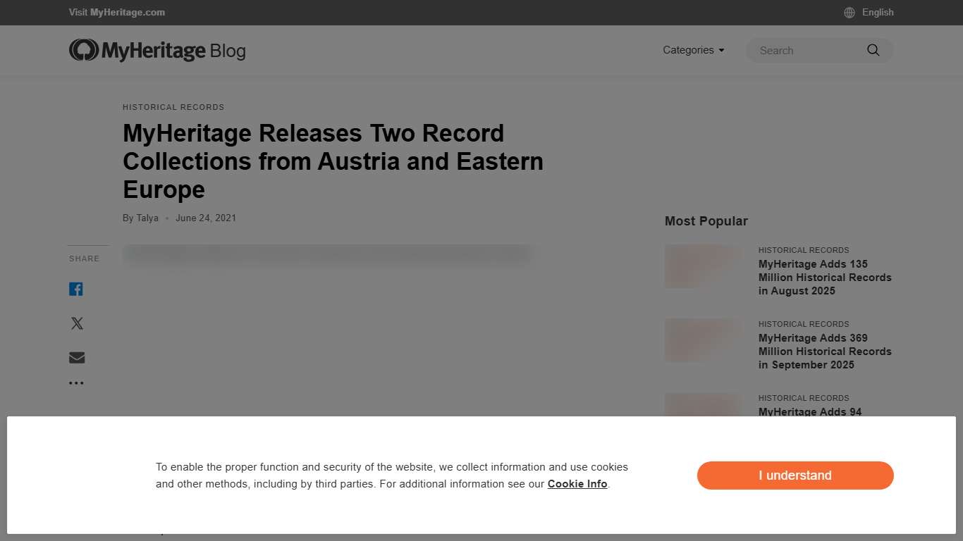 MyHeritage Releases Two Record Collections from Austria and Eastern Europe - MyHeritage Blog